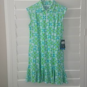 IBKUL Sleeveless Polo Dress NWT